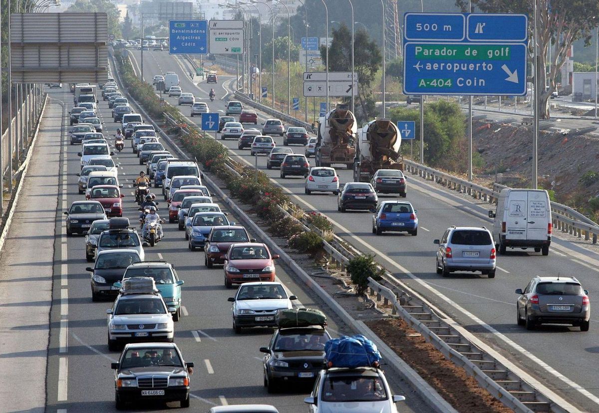 Imagen de la MA-20, una de las vías con mayor siniestralidad entre los motoristas. | DANIEL PÉREZ / EFE