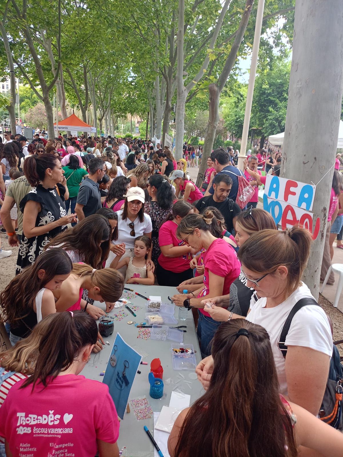 Así han sido las Trobades d'Escola Valenciana en Gandia y Fageca