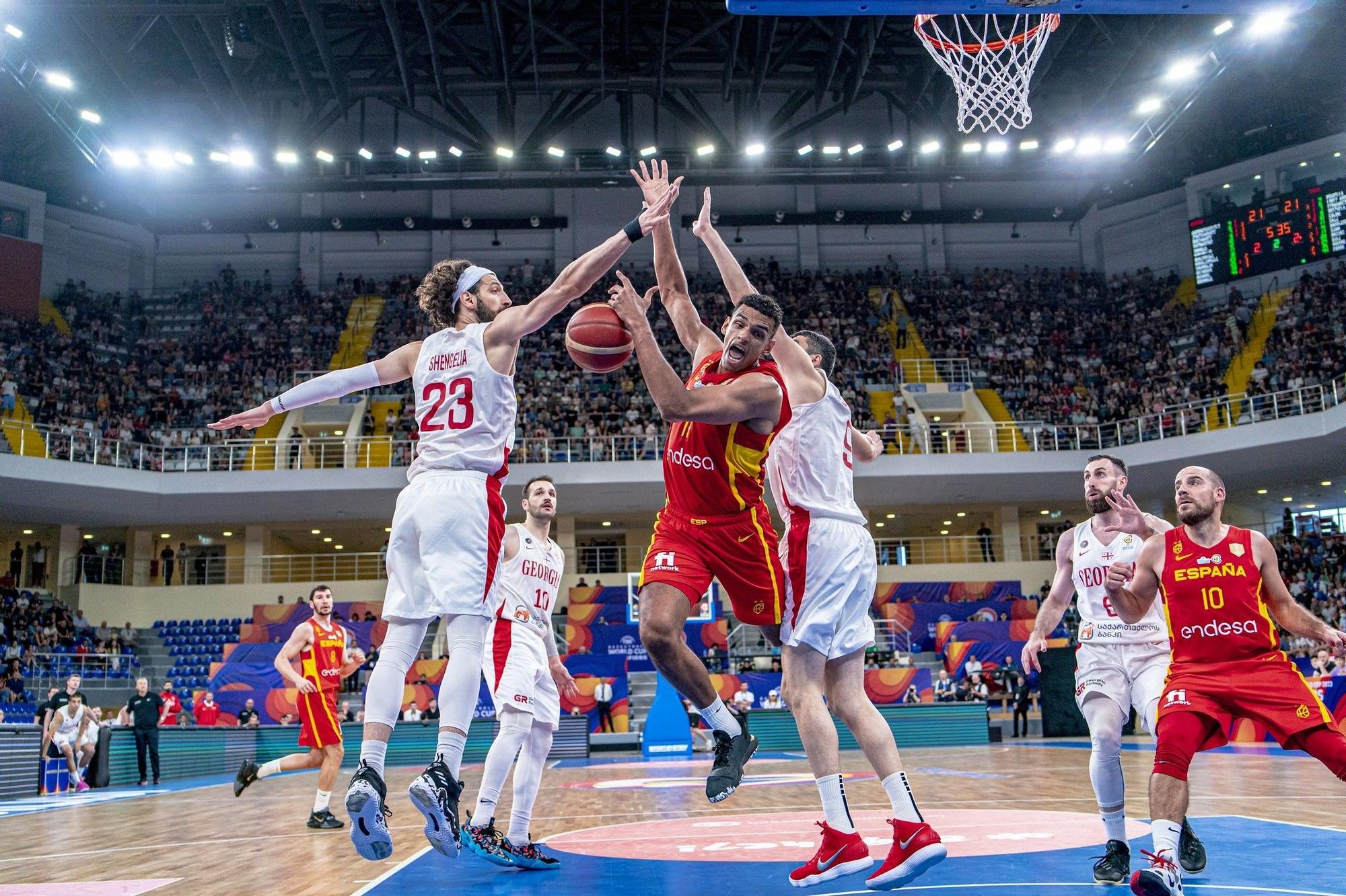 Eurobasket | Georgia - España, en imágenes