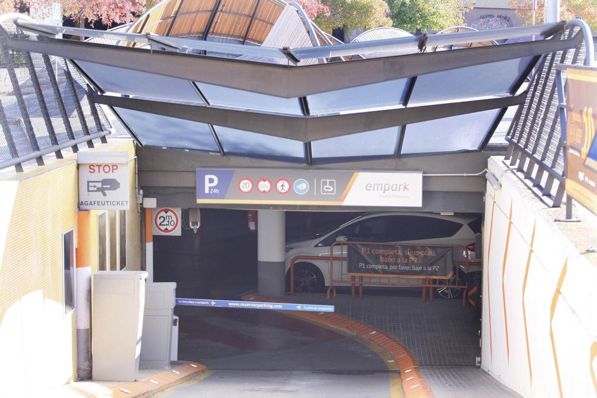 Un pàrquing de pagament