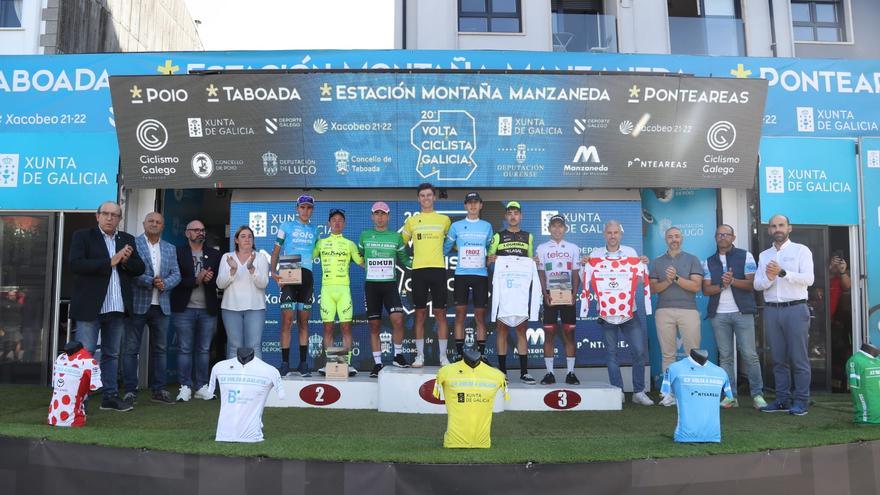 El mexicano Cadena confirma su gran momento en la etapa lucense de la Volta Galicia