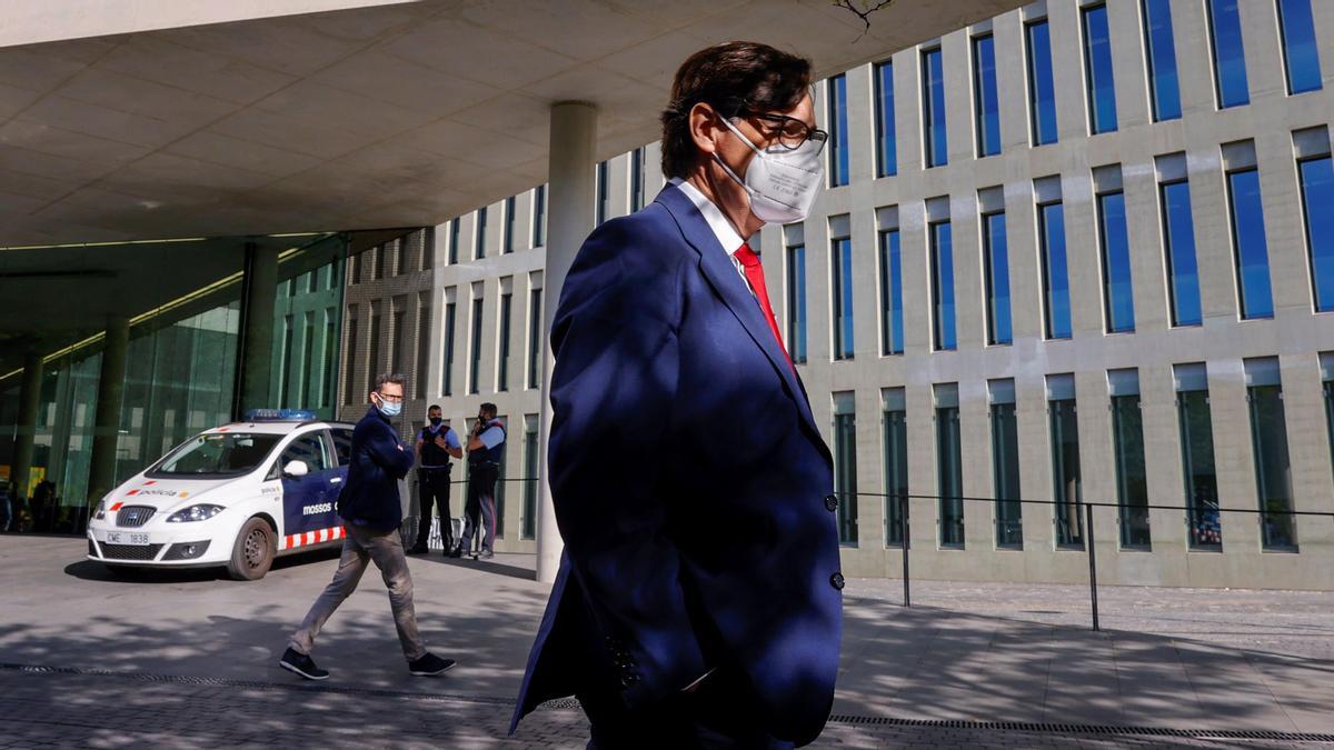 El líder del PSC en el Parlament, Salvador Illa.