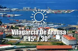 El tiempo en Vilagarcía de Arousa: previsión meteorológica para hoy, lunes 22 de julio