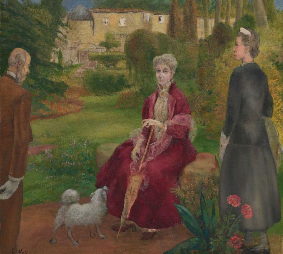 Cuadro «La señora», de 1949. | MUSEO EVARISTO VALLE