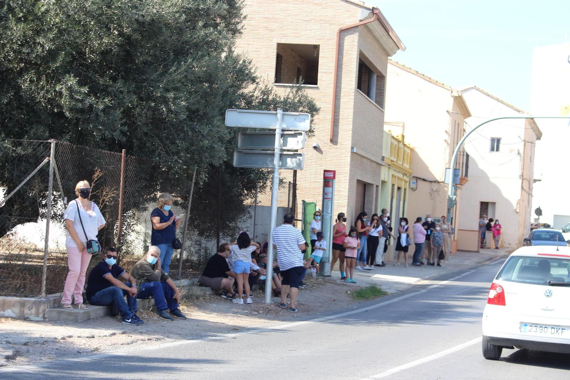 Mascletà descentralizada en Poble Nou con motivo del 9 d'Octubre