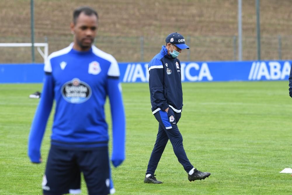 Rolan entrena con el grupo y Valín, lesionado