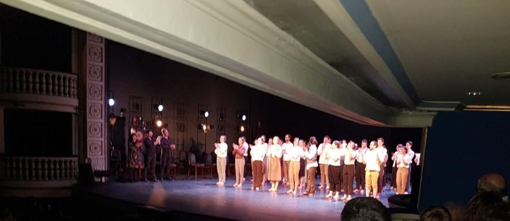 Actuación del Conservatorio de Danza Pepe Espadero en homenaje a Miguel Hernández