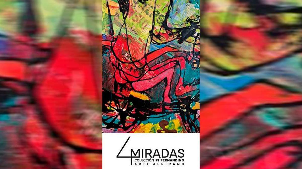 poster de la exposición ‘4 miradas. Colección Pi Fernandino. Arte Africano’