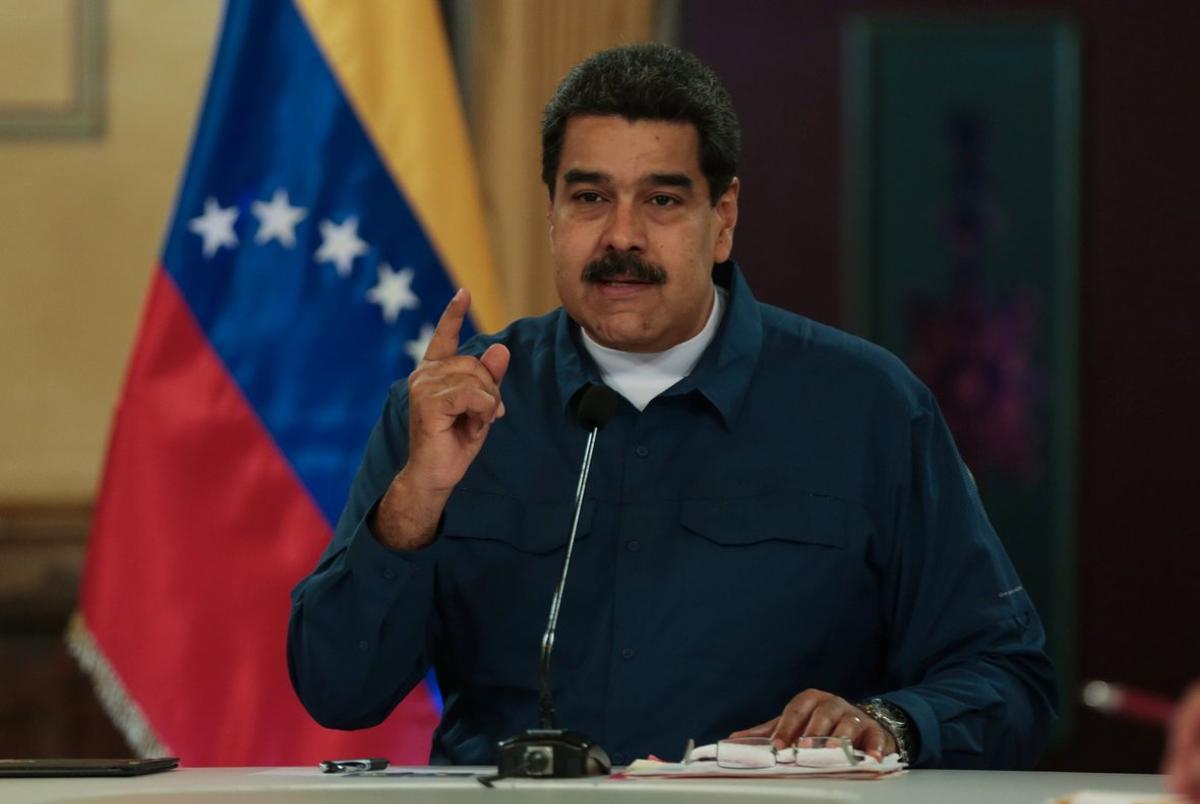 Venezuela s President Nicolas Maduro speaks during a meeting with ministers at the Miraflores Palace in Caracas  Venezuela August 13  2018  Miraflores Palace Handout via REUTERS ATTENTION EDITORS - THIS PICTURE WAS PROVIDED BY A THIRD PARTY