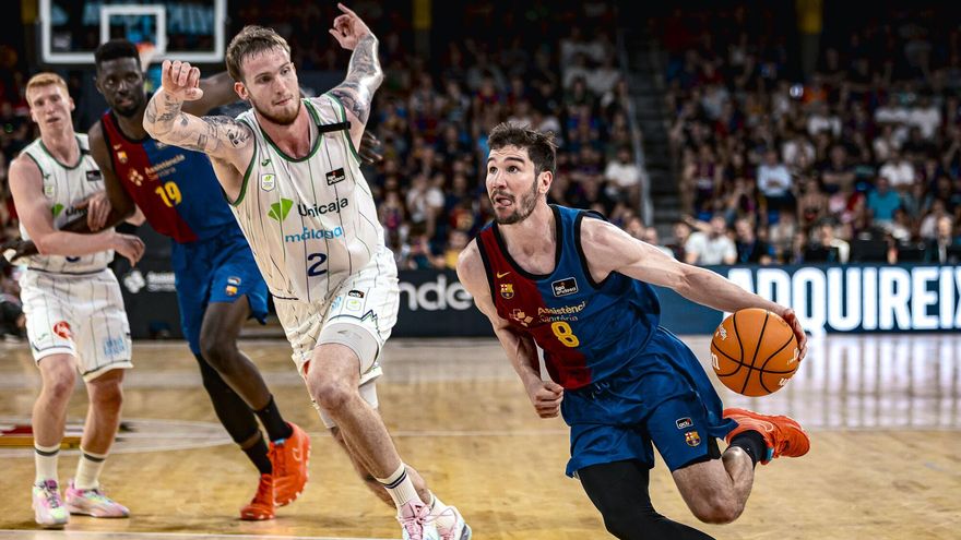 Estas son las estadísticas de la exhibición de baloncesto del Unicaja en el Palau Blaugrana