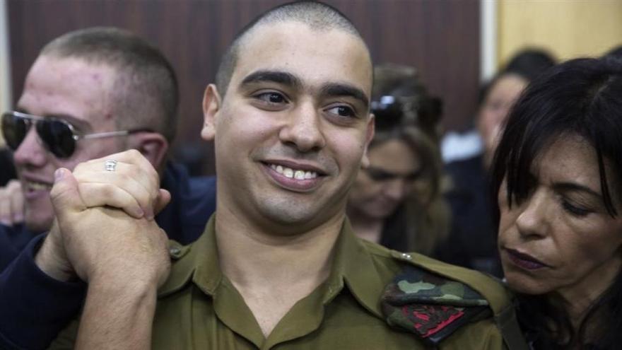 Un tribunal israelí declara culpable de homicidio al sargento que remató de un tiro a un palestino herido