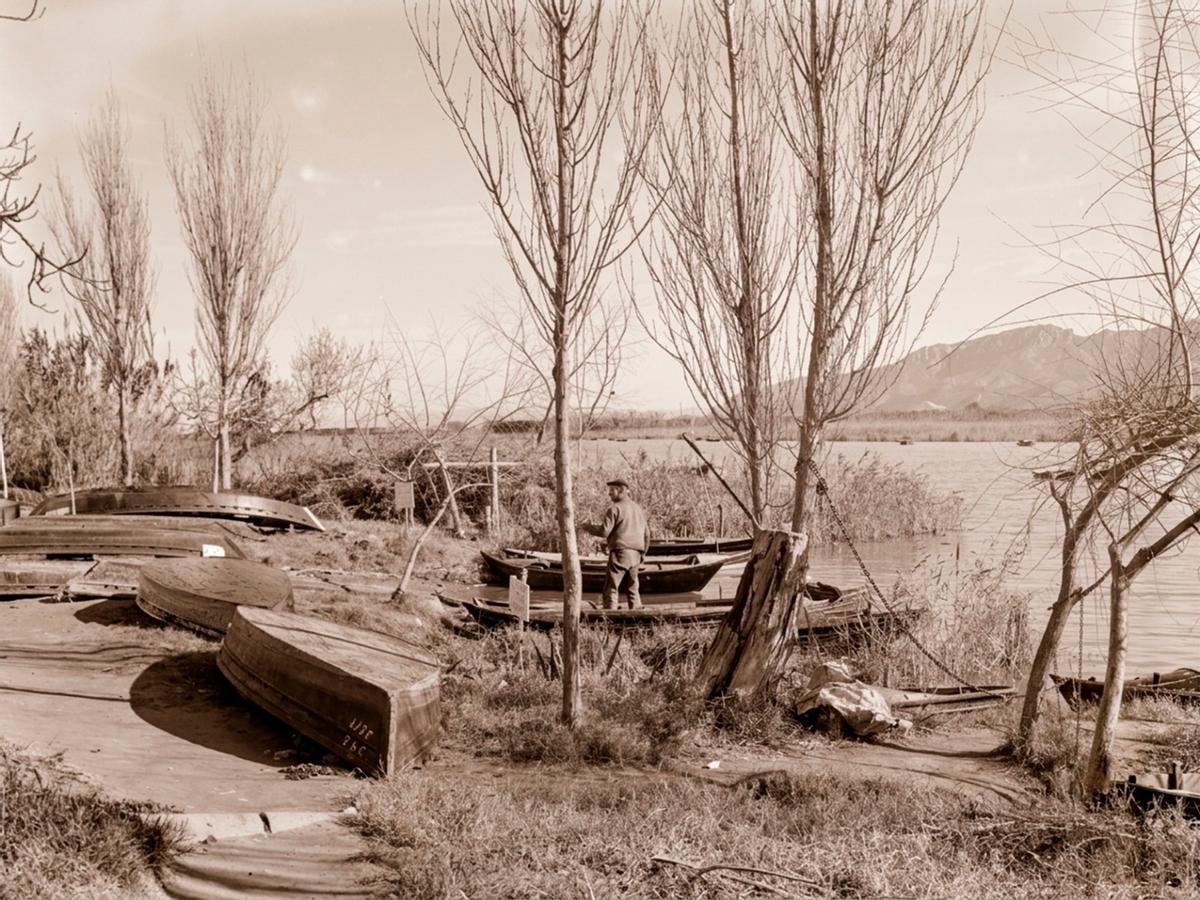 Imagen antigua de l'Estany de Cullera.