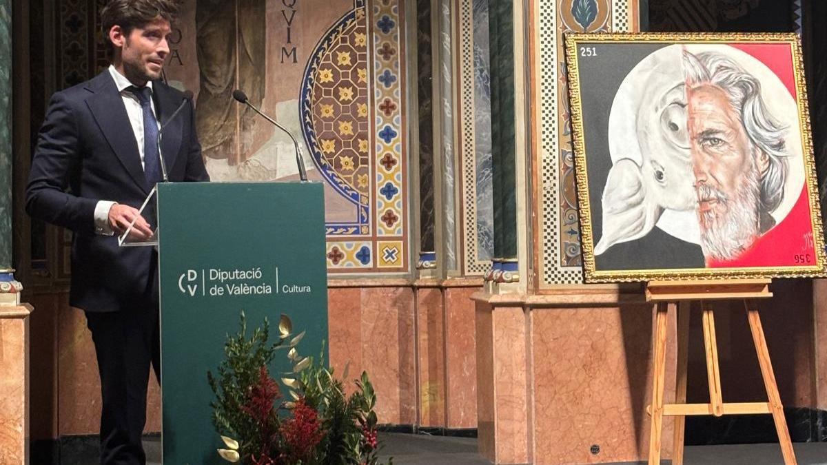 Caballero, durante su discurso