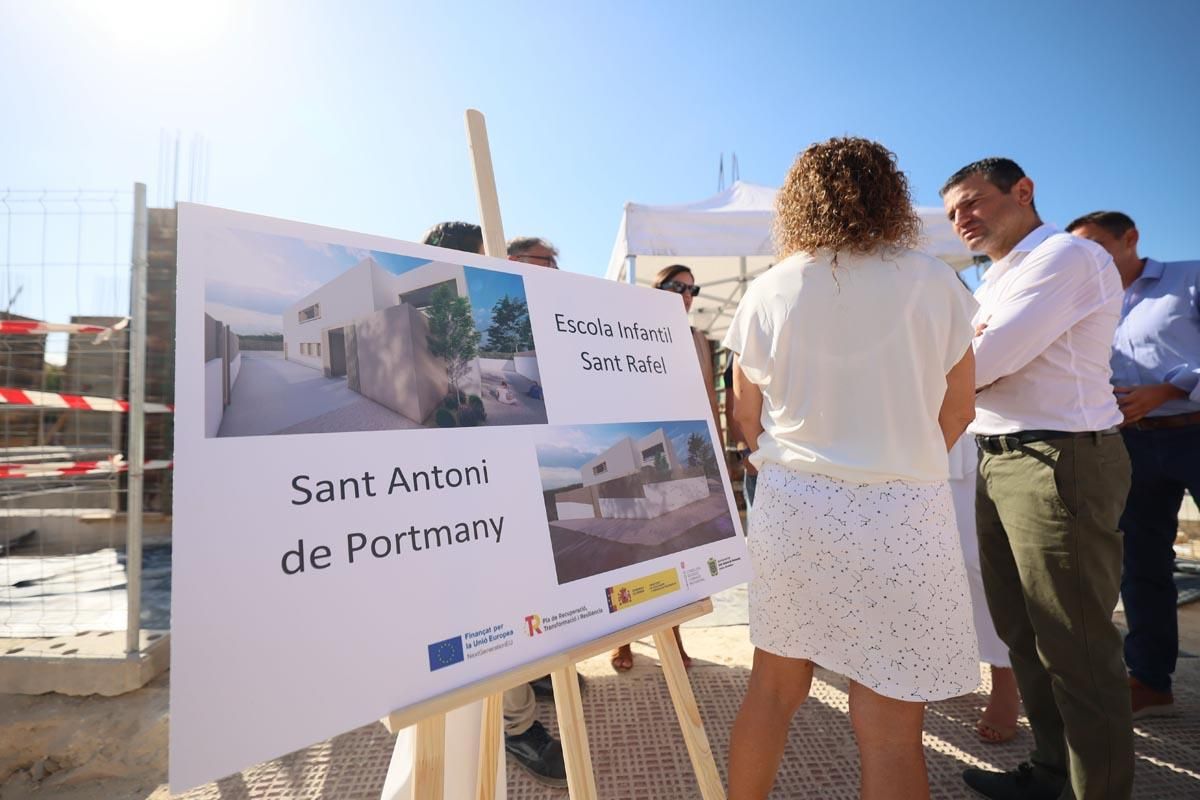 Galería: visita a las obras de la nueva escoleta de Sant Rafel