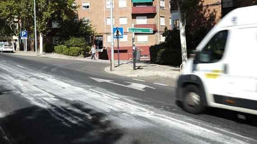 Lugar donde ocurrió el atropello la madrugada del miércoles.