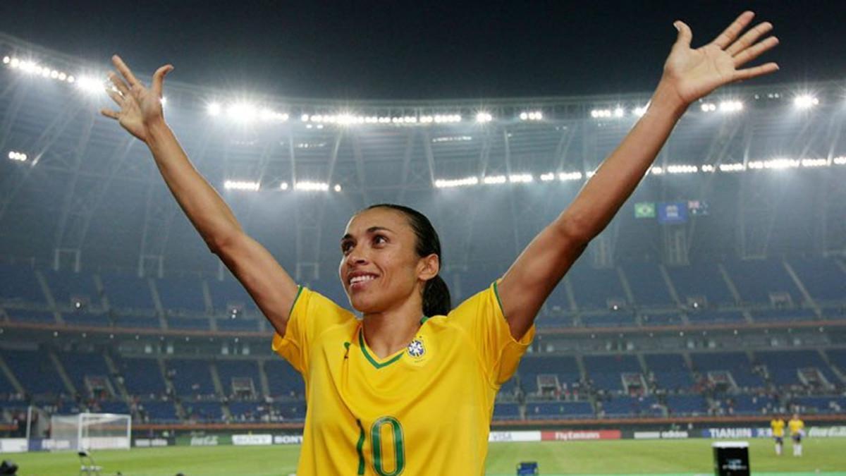 Marta habla poco antes de la vuelta de los cuartos de final de la Champions League