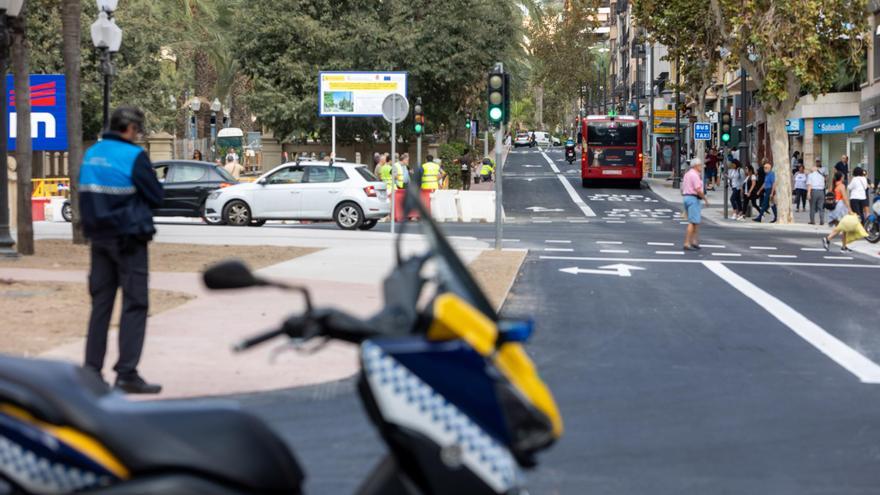 Reabre por completo la avenida de Federico Soto en Alicante