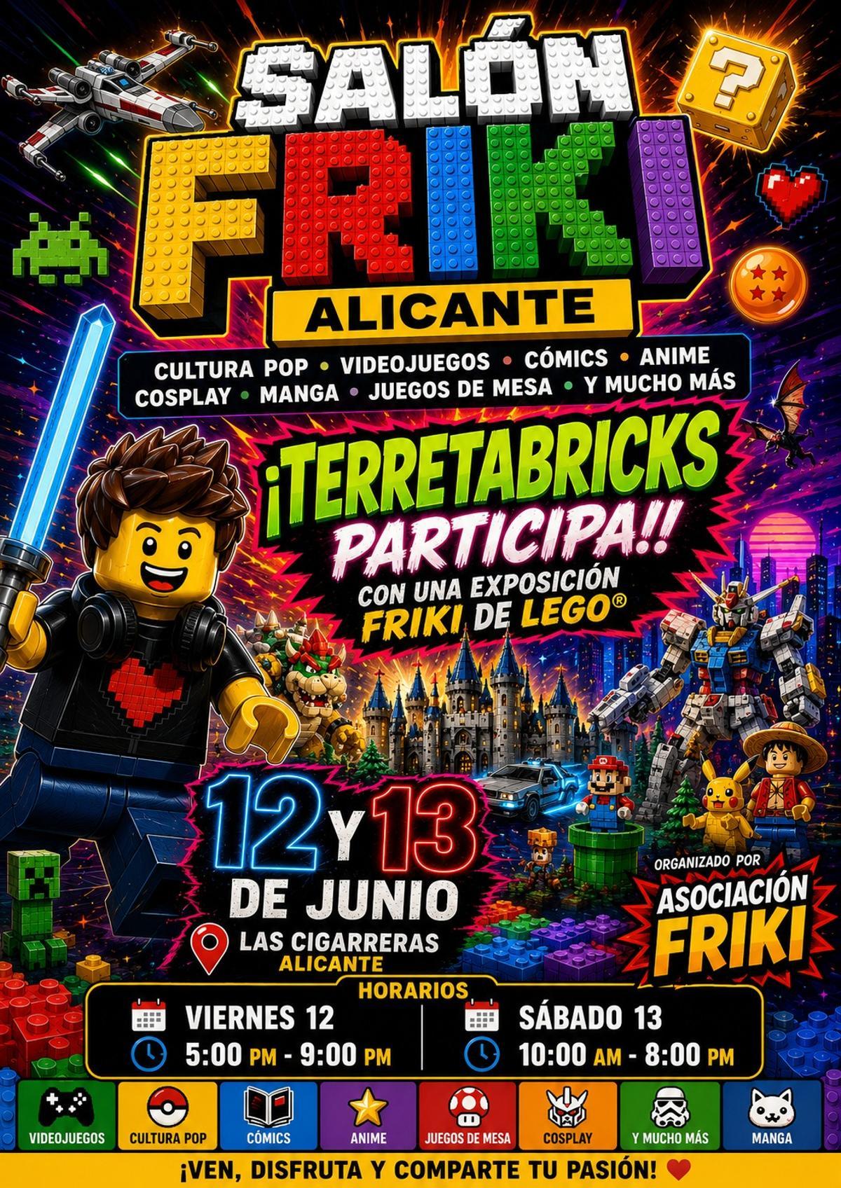 El cartel del Salón Friki de Alicante.