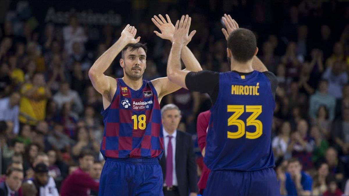 El Barça vivió una tarde redonda en el Palau