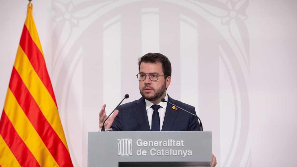 Archivo - El president de la Generalitat, Pere Aragonès