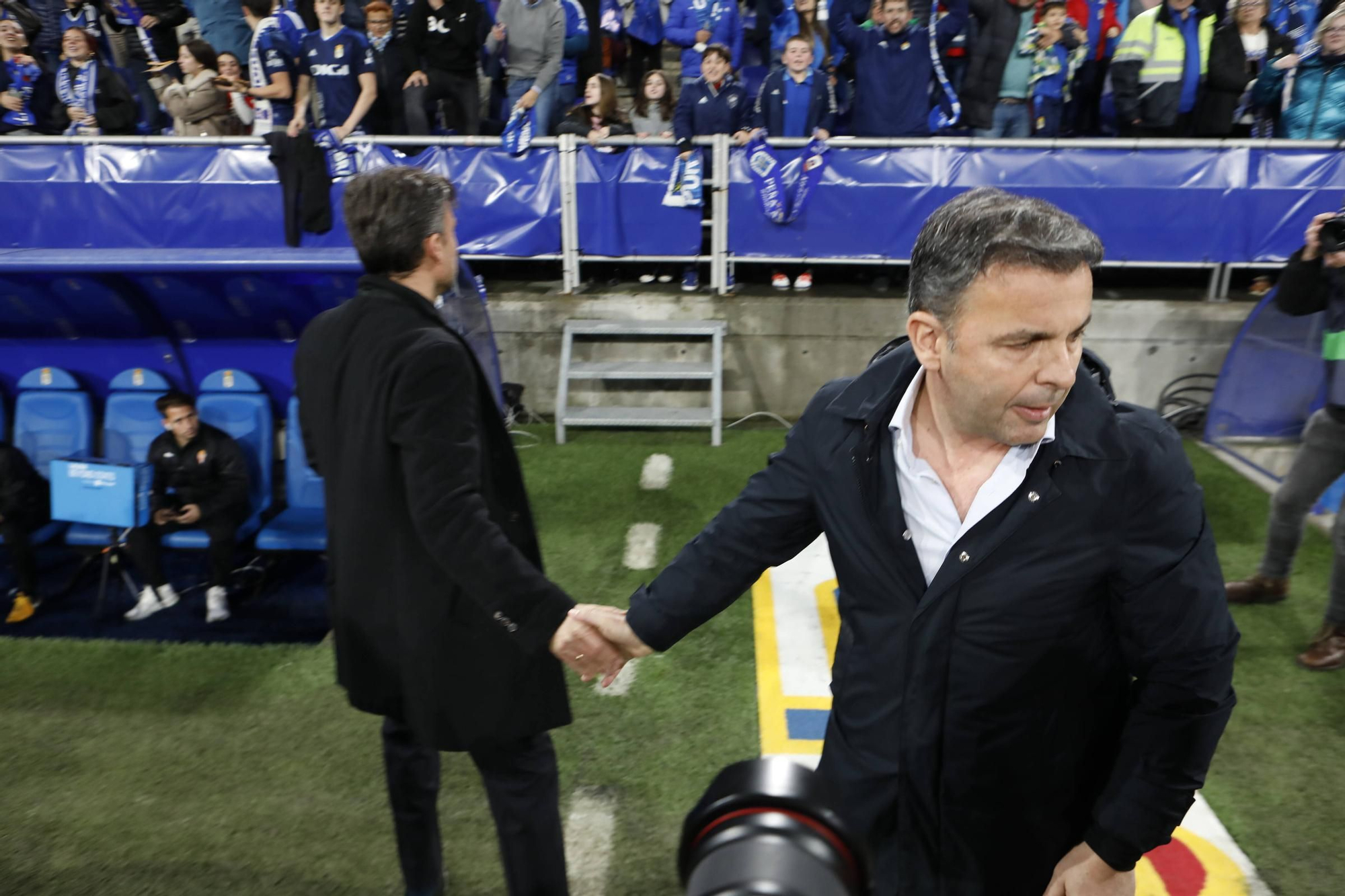 Así fue el derbi asturiano: todas las fotos del encuentro entre el Oviedo y el Sporting en el Tartiere