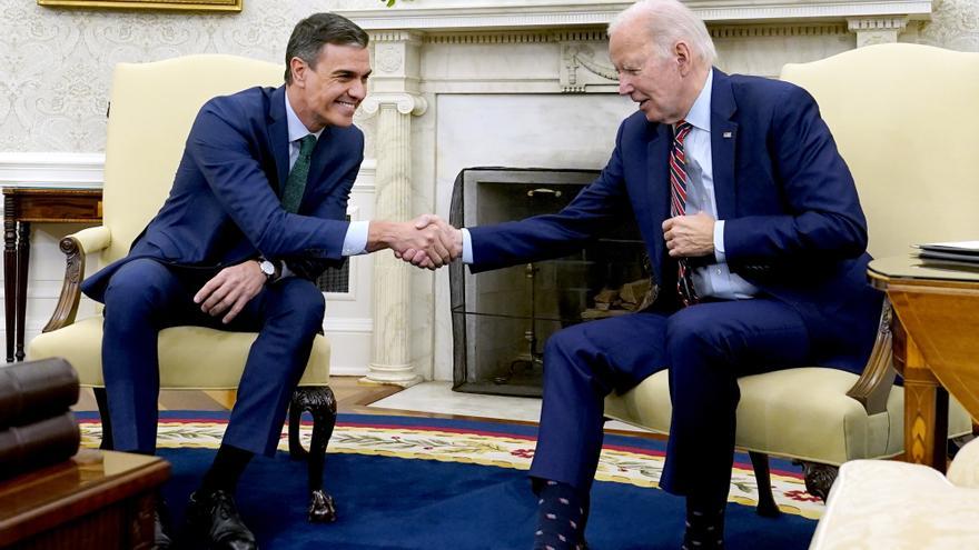 Biden recibe a Sánchez en la Casa Blanca