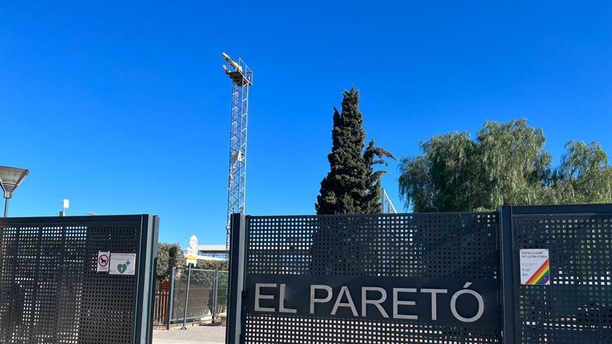 El polideportivo municipal de Alfara del Patriarca.