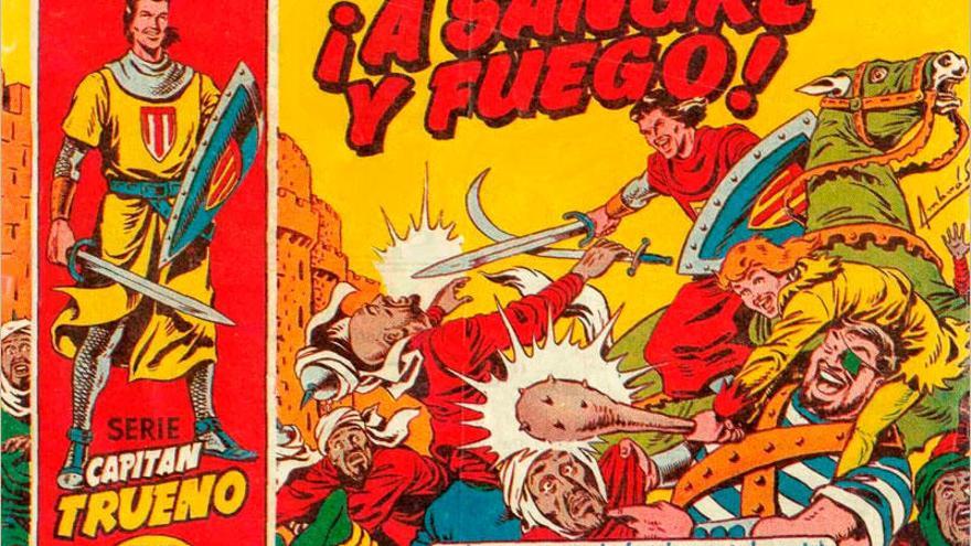 El primer exemplar de les aventures del Capitán Trueno.