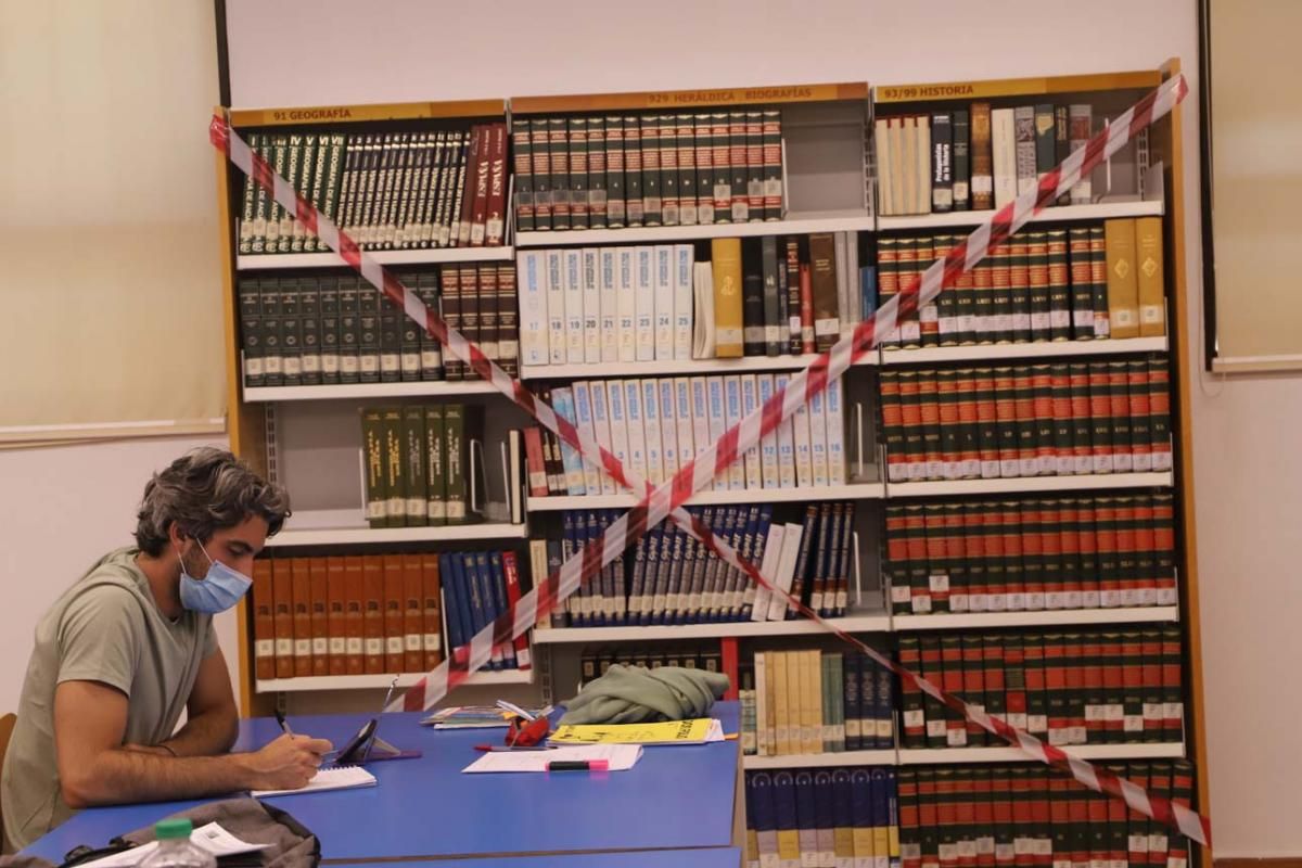 La Biblioteca Provincial reabre en solitario