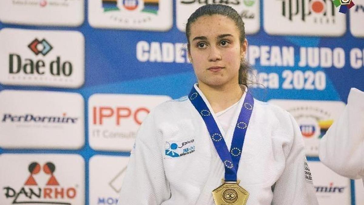 Verónica Pérez Pacheco, oro el el campeonato cadete de Judo 2020