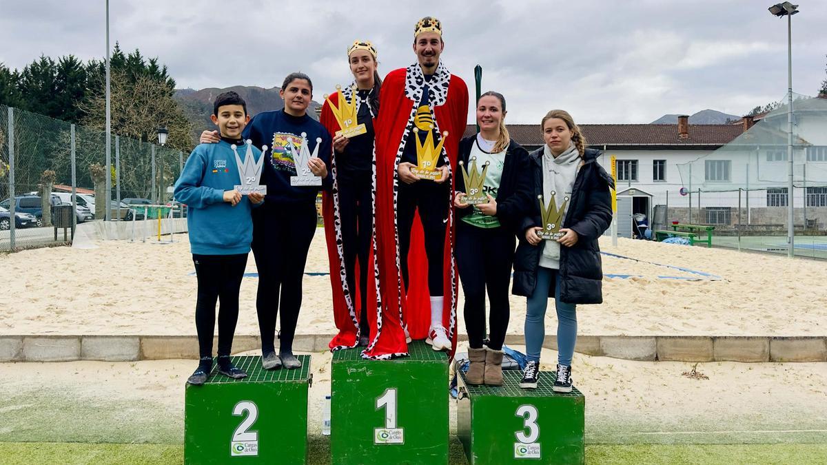 El podio de la prueba.