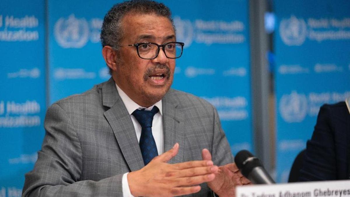 El director general de la Organización Mundial de la Salud (OMS), Tedros Adhanom Ghebreyesus.