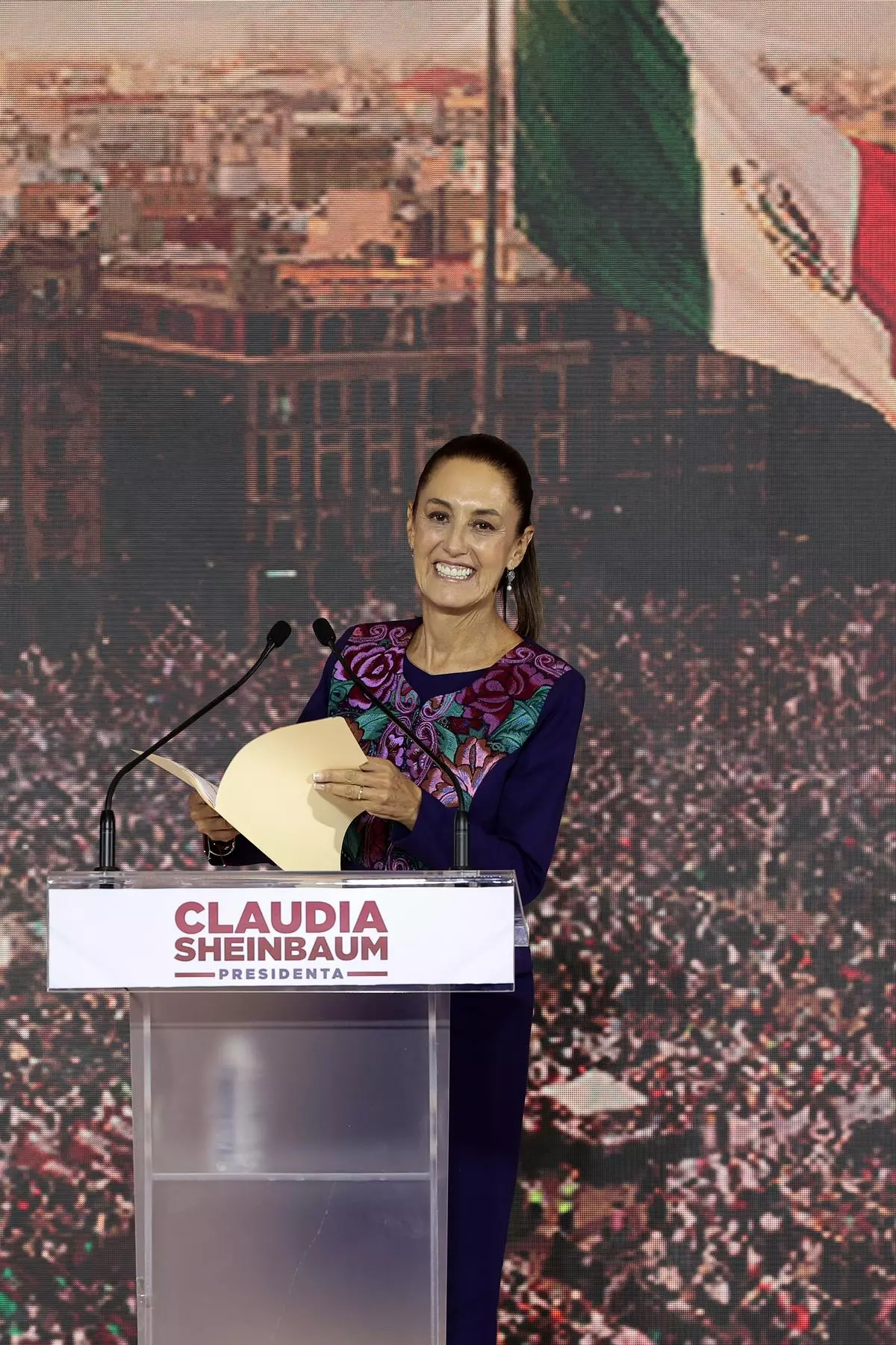 El INE confirma la victoria de Claudia Sheinbaum en las elecciones de México