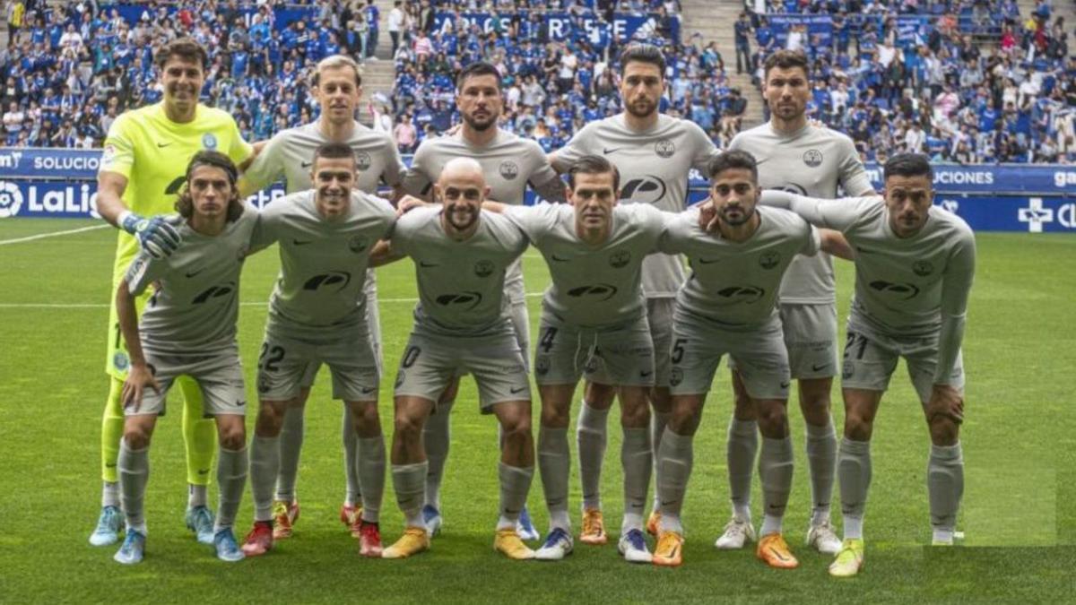 Once inicial con el que la UD Ibiza saltó al Carlos Tartiere. | LALIGA