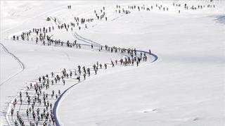 Maratón sobre la nieve