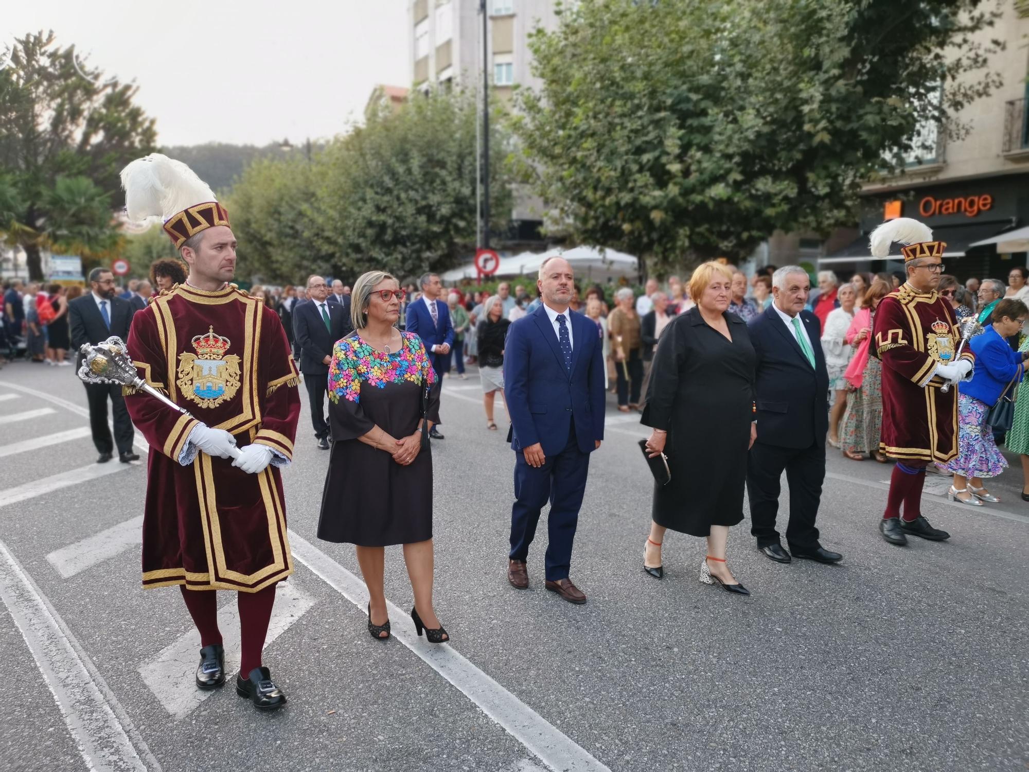 La procesión de las Festas do Cristo de Cangas