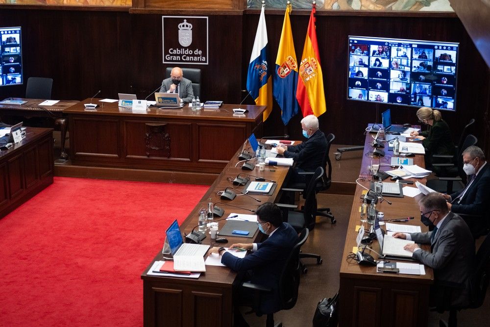 Pleno de aprobación de los presupuestos del Cabildo de Gran Canaria