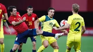 La selección española de fútbol consigue su primera victoria ante Australia