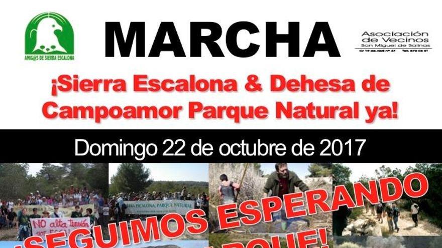 Ecologistas y vecinos reclaman la protección de Escalona como Parque Natural