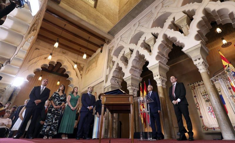 Toma de posesión de Javier Lambán como presidente de Aragón