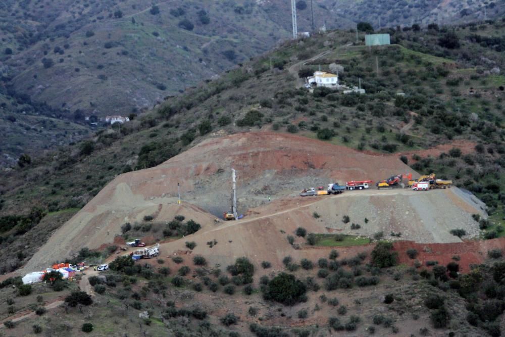 El operativo de rescate en el paraje Dolmén ...