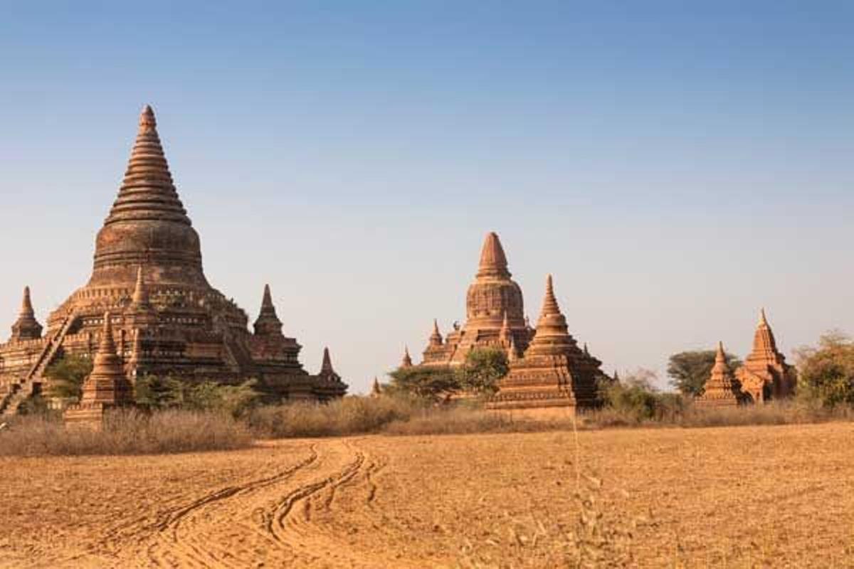 Templo Buledi en Bagan.