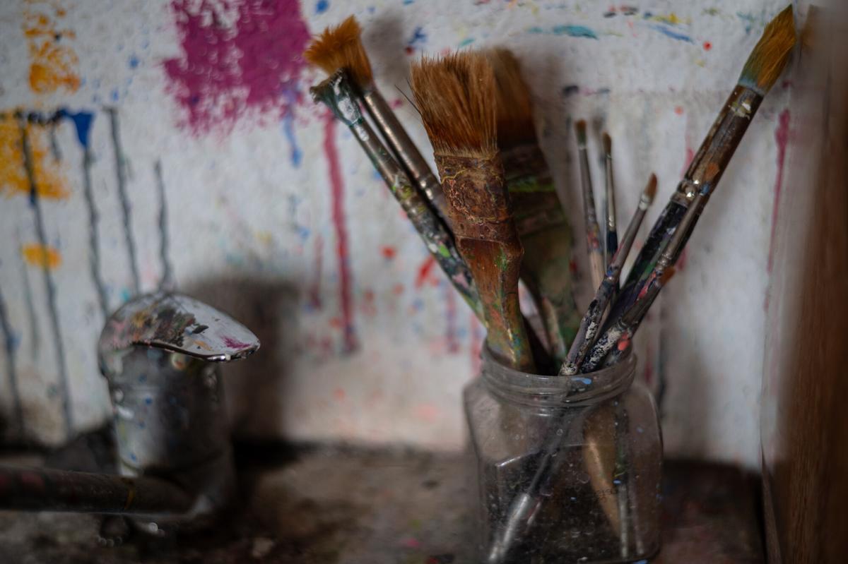 Taller del pintor y cartelista Manolo Cuervo