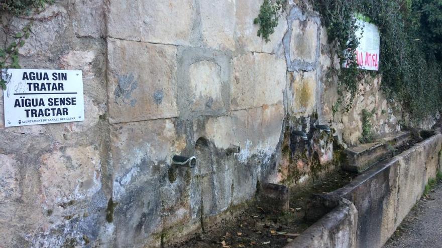 Las fuentes del interior de la comarca empiezan a secarse