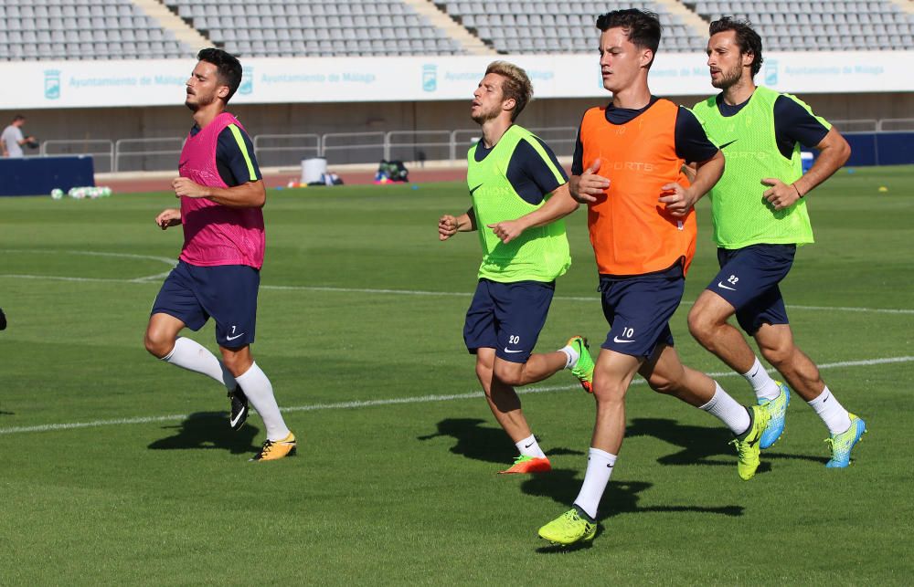 La plantilla blanquiazul vuelve al trabajo para preparar su próximo encuentro, ante el CD Leganés