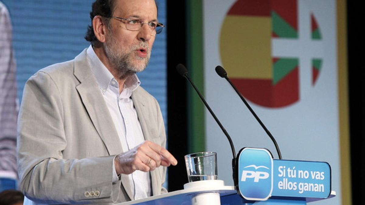 Mariano Rajoy en Bilbao