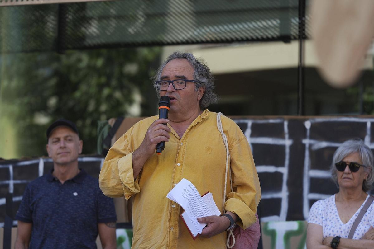 Les imatges de la protesta contra els Macroprojectes energètics