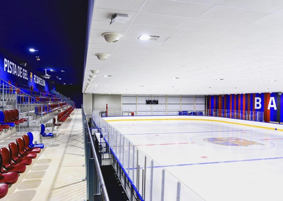 La Pista de Gel del Barça reobre avui al campus de la UB