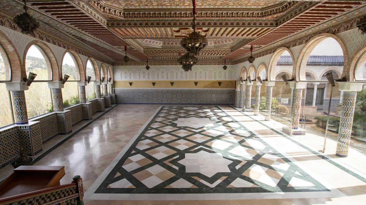Una de las salas del Palacio de los Condes de Cervelló de Anna