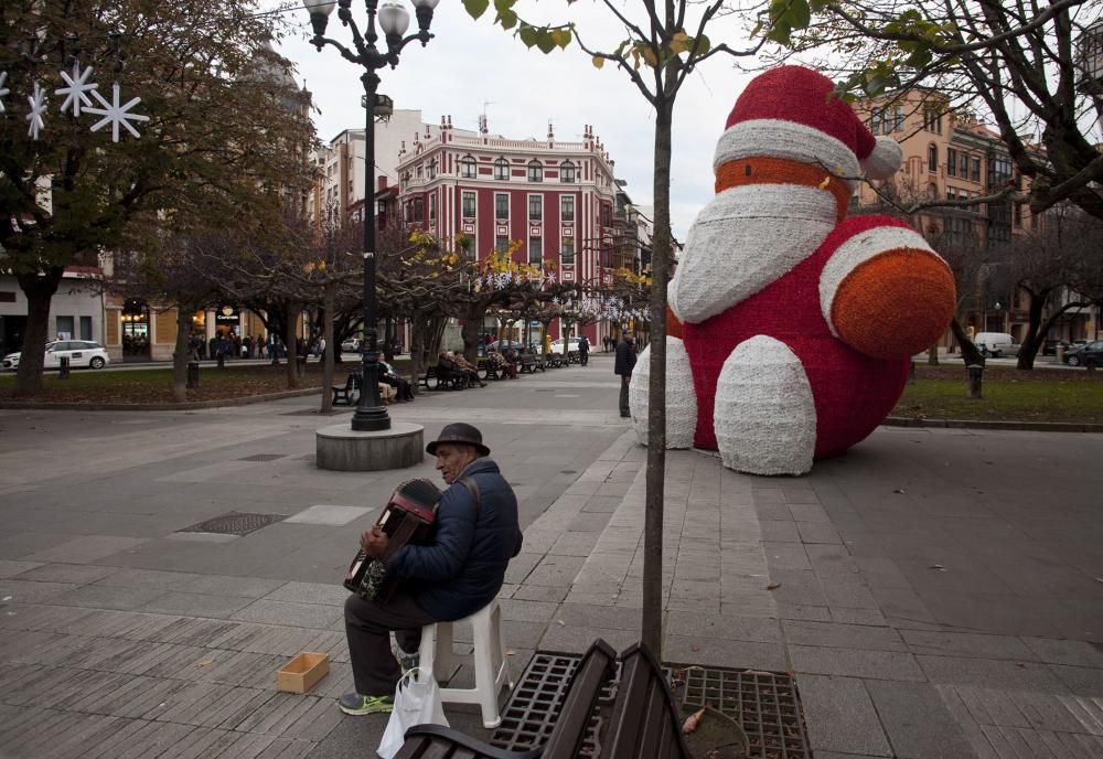 Luces de Navidad en Gijón